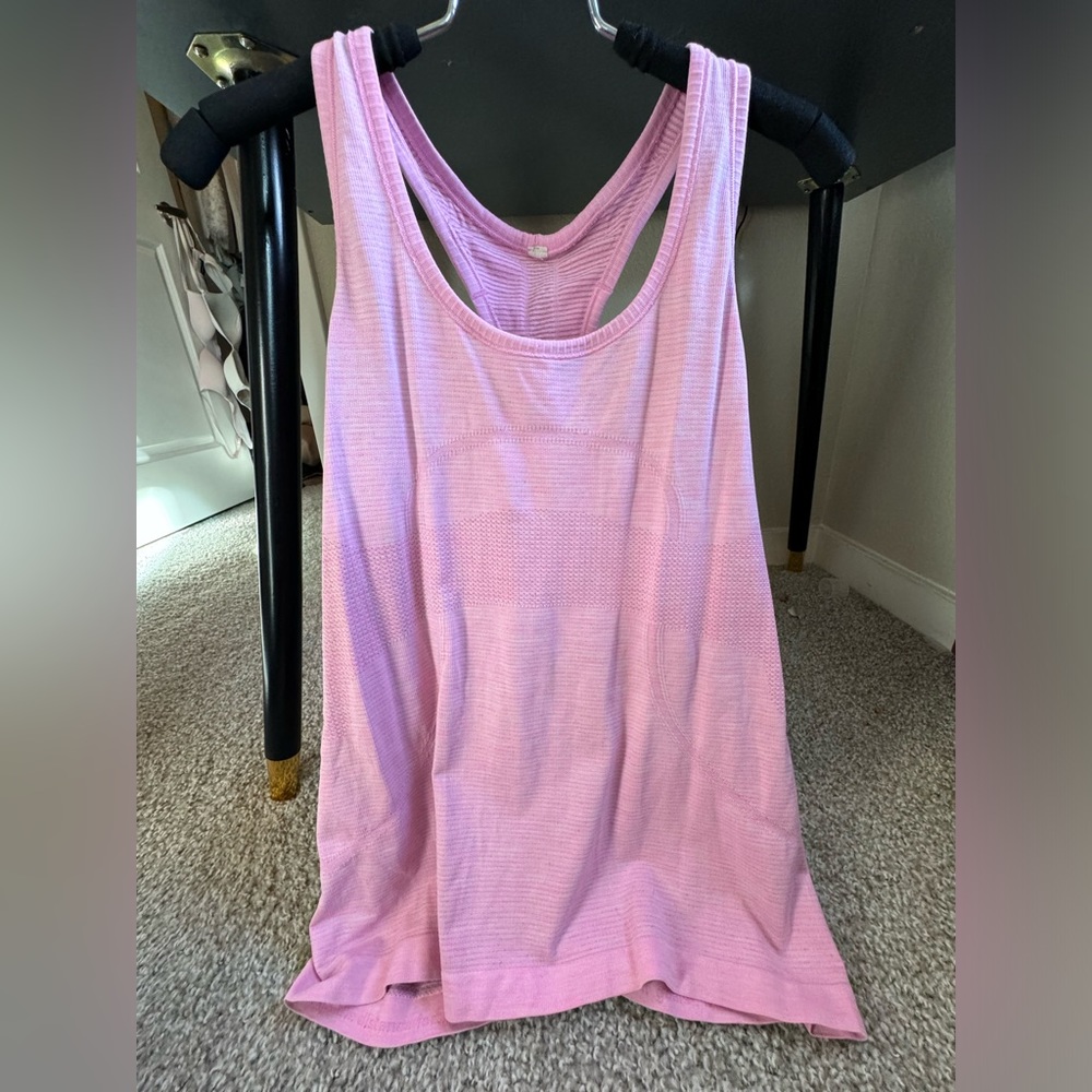 Lululemon Pink Racerback Tank - Picture 2 of 2